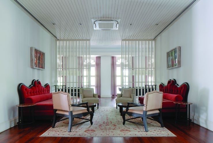 Clubhouse lounge