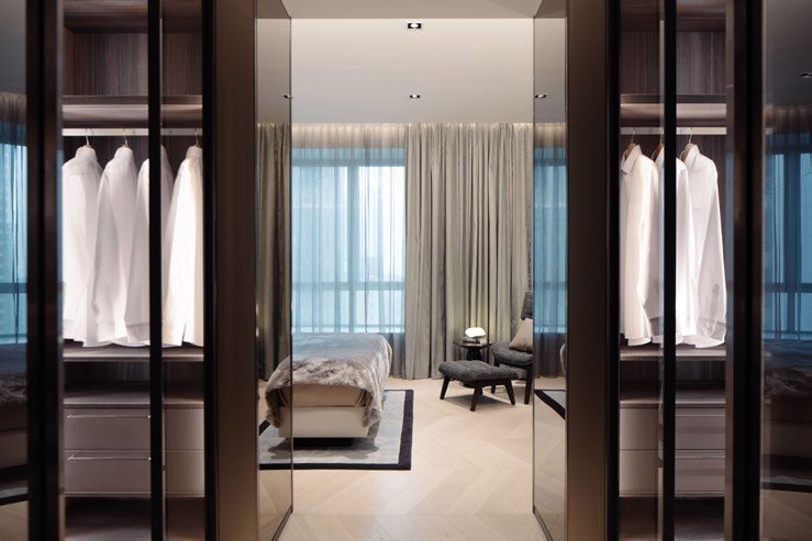 Walk-in wardrobe